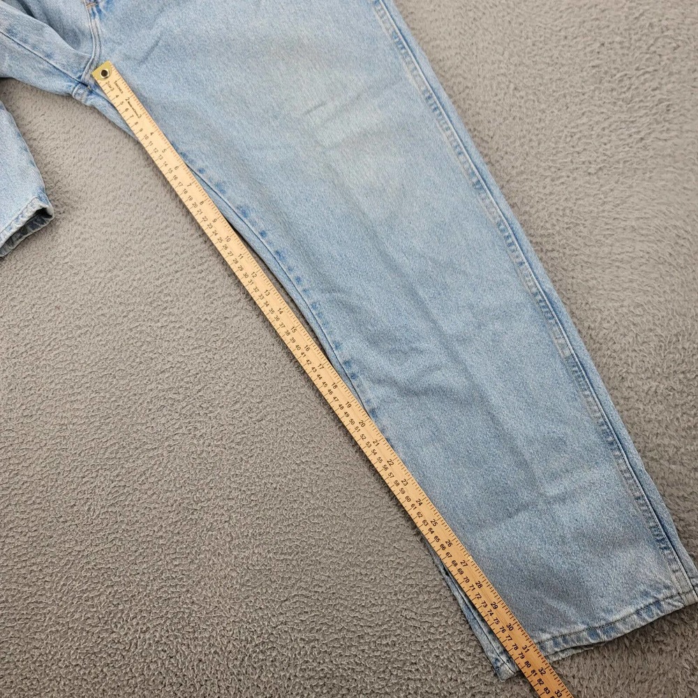 Cabelas Jeans Mens 40x32 Blue Denim Light Wash Straight Outdoors Hunting Hiking - Picture 11 of 15